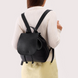 Кожаный рюкзак  Bucket Backpack Portland Leather Bucket Backpack Pebbled black фото 3