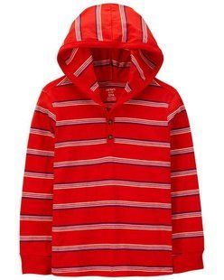 Дитячий одяг Картерс CARTER'S - Kid Striped Hooded Henley 3O605110 фото