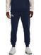 Чоловічі спортивні штани джогери Under Armour Rival Fleece Wordmark Joggers (Колір: Navy Blue) 1373374 408 фото 3