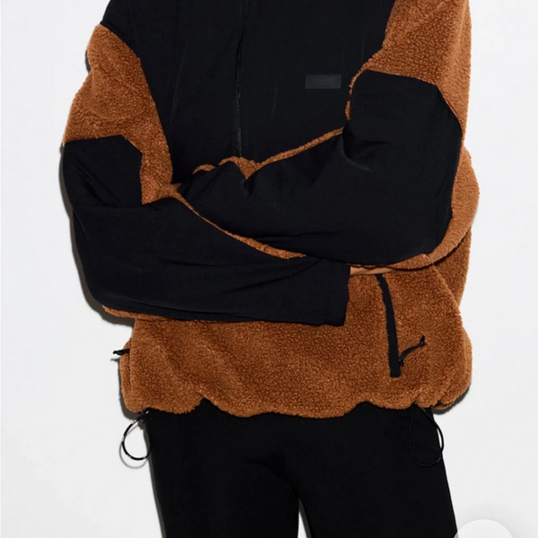 Жіноча плюшева толстовка SKIMS Teddy Half Zip Up Pullover PL-PLO-9944W фото