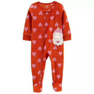 Дитячий одяг Картерс Carter's Owl Fleece Footed Pajamas 2P849810 фото