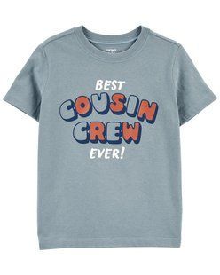 Toddler Best Cousin Crew Ever Graphic Tee | Carter's 2P633710 фото