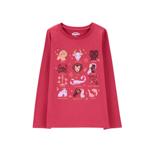 Дитячий одяг Картерс OshKosh B'gosh - Blusa con mangas largas Hor&oacute;scopo 3P497616 фото
