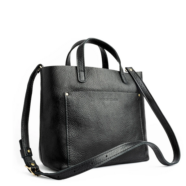 Zipper Medium Crossbody Tote Portland Leather Pebbled black Zipper Medium Crossbody Tote Pebbled black фото