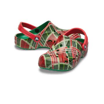 Crocs Baya Holiday Plaid Clog 210752-310 фото