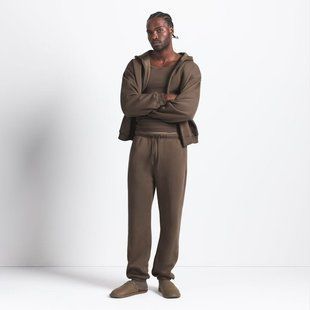Чоловічий флісовий спортивний костюм SKIMS Mens Fleece Lounge (Худі Lounge Hoodie + Джогери Lounge Relaxed Jogger) JO-JOG-9007M TP-PLO-9011M фото
