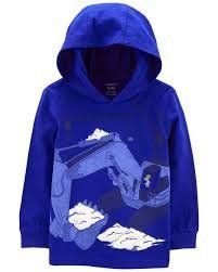 Детская одежда Картерс Carter's Construction Hooded Jersey Tee &ndash; Carter's Oshkosh 1O599910 фото