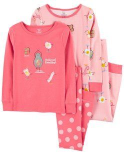 Дитячий одяг Картерс Kid 4-Piece Breakfast 100% Snug Fit Cotton Pajamas  3N991110 фото
