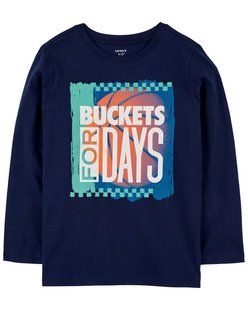 Дитячий одяг Картерс Kid Basketball Graphic Tee | Carter's 3Q887811 фото