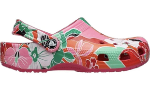Женские оригинальные кроксы Crocs Classic Woodcut Floral Clog 210801-6ZQ фото