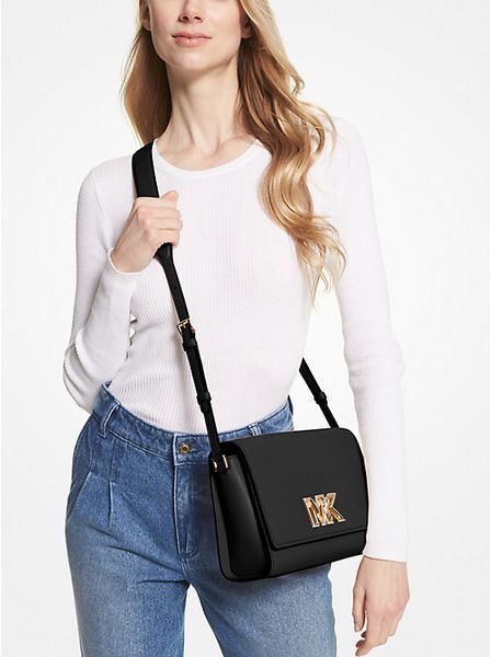 Michael Kors Mimi Medium Leather Messenger Bag 35T2G8IM6L фото