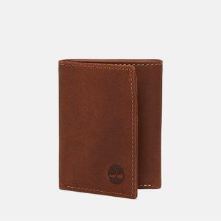 Чоловічий шкіряний гаманець потрійного складання Oiled Trifold Leather Wallet TB0A2MNH214 фото