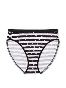 Жіночі бавовняні трусики бріфи з високим вирізом стегна Victoria's Secret Stretch Cotton High-Leg Brief Panty 26730609 фото