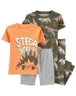 4-Piece Dinosaur Cotton Blend Pyjamas | Carter's Oshkosh  1O831210 фото