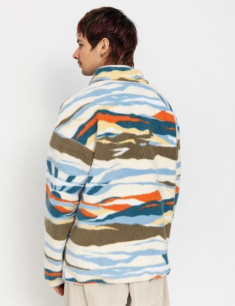 Мужской флисовый пуловер Columbia Men's Helvetia&trade; II Printed Half Snap Fleece Pullover (Multicolor) 2098461191 фото