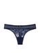 Жіночі мереживні трусики-стрінги зі стрічками Victoria's Secret Ribbon Thong Panty 26675785 фото 1