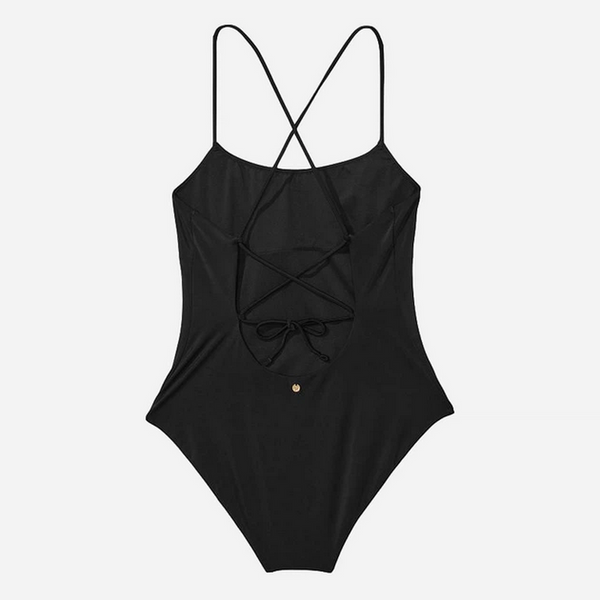 Жіночий суцільний купальник Victoria's Secret Swim Scoop One-Piece Swimsuit (Black / Чорний) 26598295 фото