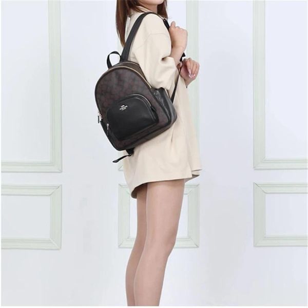 COACH Court Backpack In Signature Canvas 5671 coach фото