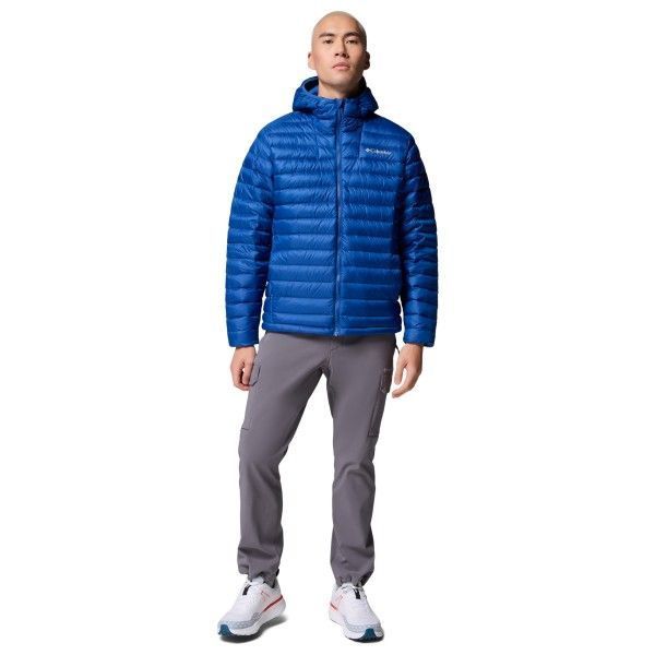 Чоловіча пухова куртка з капюшоном Columbia Corelite Down Hooded Jacket (Bright Blue) 2134212433 фото