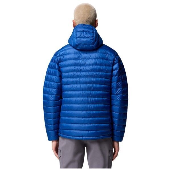 Чоловіча пухова куртка з капюшоном Columbia Corelite Down Hooded Jacket (Bright Blue) 2134212433 фото