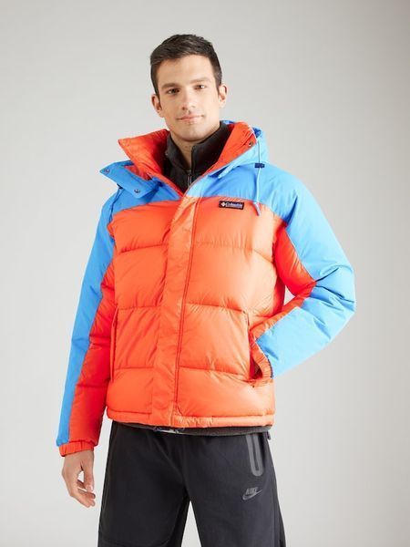 Чоловіча зимова пухова куртка Columbia Snoqualmie II Jacket (Bright Orange / Sky Blue) 2090761864 фото