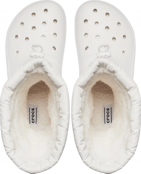 Женские оригинальные кроксы Crocs Classic Lined Neo Puff Boot 206630-143 фото