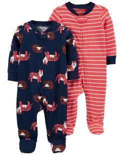 2-Pack 2-Way Zip Cotton Sleep & Plays - Carter's 1N724110 фото