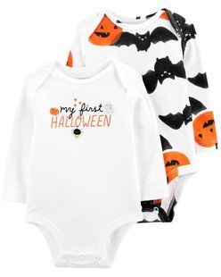 Детская одежда Картерс CARTER'S BABY NEUTRAL HALLOWEEN 2PK BODYSUIT 1N732610 фото