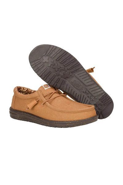 HEYDUDE Men&rsquo;s Wally Stretch Shoes in Brown 40700-2AH фото