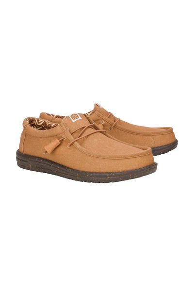 HEYDUDE Men&rsquo;s Wally Stretch Shoes in Brown 40700-2AH фото