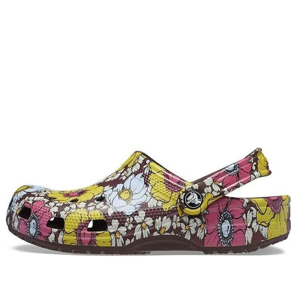 Жіночі крокси оригінальні Crocs Classic Retro Floral Clog 208954-6WF фото