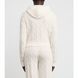 Жіночий в'язаний костюм SKIMS Snow Bunny Cable Knit (Худі Cable Knit Hoodie + Штани Cableknit Straight Leg Pants Ivory)  BO-PNT-10339W LS-LST-10309W фото 5