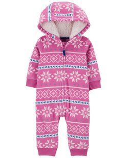 Baby Fair Isle Sherpa Jumpsuit 1Q099910 фото