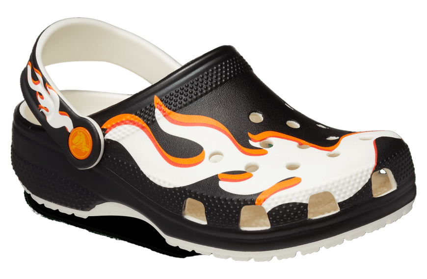 Crocs Classic Glow-in-the-dark Flames Clog 210729-4KQ фото