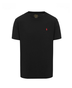 Чоловіча чорна бавовняна футболка Polo Ralph Lauren Classic Fit Cotton T-Shirt 710865767001 фото