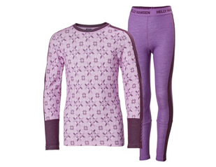 Термобілизна HELLY HANSEN JR GRAPHIC LIFA MERINO SET Crushed Grape  48179-678 фото