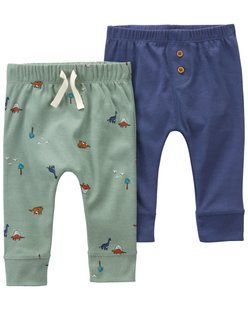 Детская одежда Картерс Baby 2-Pack Pull-On Pants | Carter's 1P558310 фото