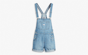 Жіночий джинсовий комбінезон-шорти Levi's Vintage Shortall (In The Field / Світло-блакитний) 523330040 фото