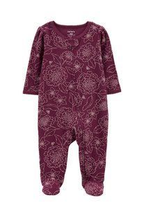 Дитячий одяг Картерс Carter's Floral 2-Way Zip Cotton Sleep & Play One Piece 1O552310 фото