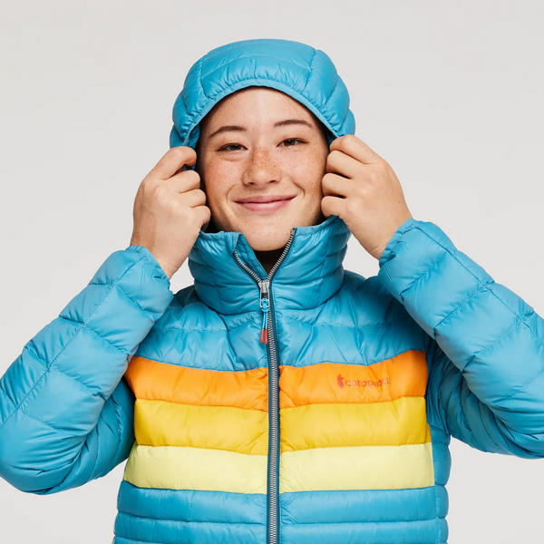 Жіноча Куртка Fuego Hooded Down Jacket Women's Poolside Stripes Сotopaxi фото