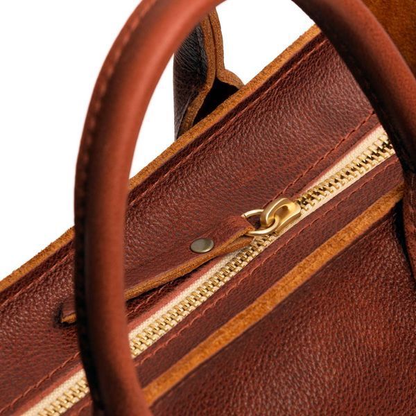 Large Zipper Raindrop Crossbody Bag  Portland Leather Large Raindrop Crossbody Bag Nutmeg  фото