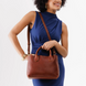 Large Zipper Raindrop Crossbody Bag  Portland Leather Large Raindrop Crossbody Bag Nutmeg  фото 3