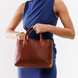 Large Zipper Raindrop Crossbody Bag  Portland Leather Large Raindrop Crossbody Bag Nutmeg  фото 4