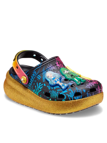 Женские оригинальные кроксы Crocs Classic Rainbow High Cutie Clog 208116-90H фото