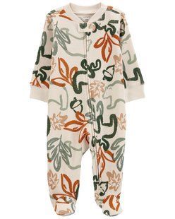 Дитячий одяг Картерс Baby Moose 2-Way Zip Thermal Sleep & Play Pajamas | Carter's 1P839810 фото